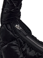 Túi MLB Korea Curve Padded Hobo Bag New York Yankees Black