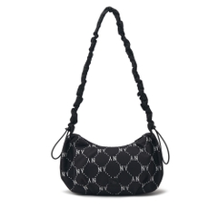 Túi MLB Korea Dia Mono Sportive Hobo Bag New York Yankees Black