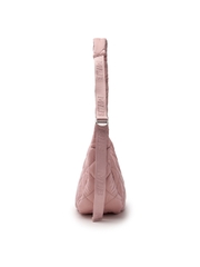 Túi MLB Korea Curve Padded Hobo Bag New York Yankees Pink