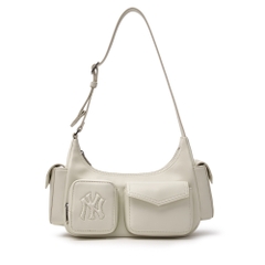 Túi MLB Korea Multi Pocket Cargo Bag New York Yankees Cream