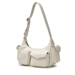 Túi MLB Korea Multi Pocket Cargo Bag New York Yankees Cream