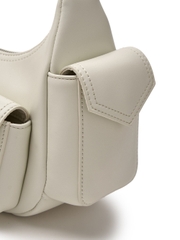 Túi MLB Korea Multi Pocket Cargo Bag New York Yankees Cream