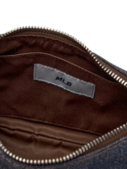 Túi MLB Denim Color Block Hobo Bag New York Yankees Indigo