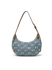 Túi MLB Classic Mono Vintage Denim Hobo Bag New York Yankees Blue