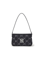 Túi MLB Dia Mono Jacquard Mini Hobo Bag New York Yankees Black