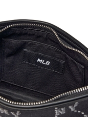 Túi MLB Dia Mono Jacquard Mini Hobo Bag New York Yankees Black