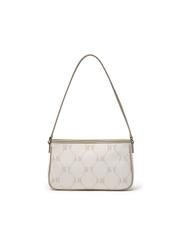 Túi MLB Dia Mono Jacquard Mini Hobo Bag New York Yankees Cream