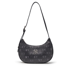 Túi MLB Classic Mono Vintage PU Hobo Bag New York Yankees Black