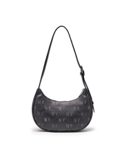 Túi MLB Classic Mono Vintage PU Hobo Bag New York Yankees Black