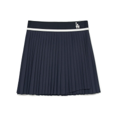 Váy MLB Korea Classic Sports Accordion Pleated LA Dodgers D.Navy