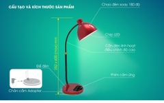 Đèn bàn LED đổi màu RL-68.LED