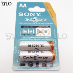 Vỉ 2 Viên Pin Sạc Sony AA(4600mah),  AAA(4300mah) CycleEnergy