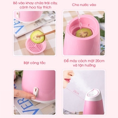 Máy Xông Hơi Mặt Hoa Quả Tươi Tự Động 2 In 1 Tiện Dụng Nhỏ Gọn GloShop
