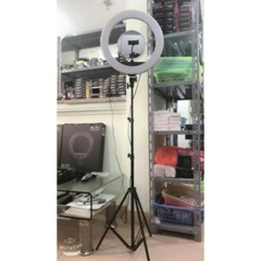 Đèn Livestream 45cm Có Gương, Đèn Makeup, Chụp Hình, Phun Săm, Đèn Nail