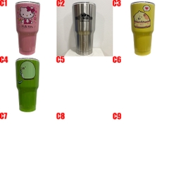 Ly Giữ Nhiệt Yeti Thái Lan 900ml Kèm Túi Xách, 2 Ống Hút Và Cọ Rửa