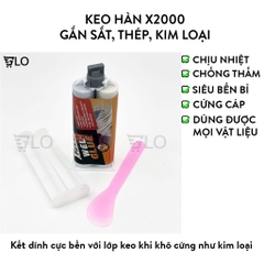Keo X2000 Hàn Gắn Sắt, Thép, Kim Loại Đa Năng Siêu Chắc Công Nghệ Nhật Bản