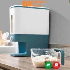 Thùng Đựng Gạo Thông Minh 12kg Kèm Cốc Đong