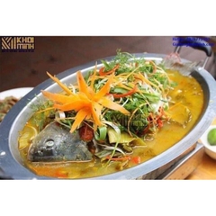 Nồi, Khay Om Cá Chép Om Dưa, Nấu Lẩu Hấp Loại To Rất Tiện Lợi Dụng Cụ Nhà Bếp