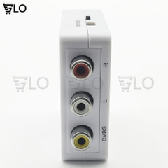 Box Chuyển AV Ra VGA Mini, Bộ Adapter AV2VGA Chuyển Đổi AV Sang VGA, Bộ VGA2AV Chuyển VGA Sang AV