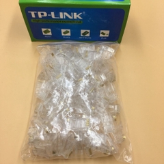 Kềm Bấm Mạng Xuyên Thấu, Combo 100 Đầu Hạt Mạng RJ45 TP-Link CAT6E/5E/5 Xuyên Thấu