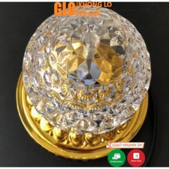 Đèn Led Xoay Tổ Ong 360 Độ Lotus Lantern Kiểu Hoa Sen Để Bàn Thờ