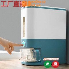 Thùng Đựng Gạo Thông Minh 12kg Kèm Cốc Đong
