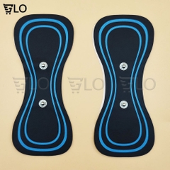 Bộ Máy + 1 Miếng Dán Massage Hình Bướm Xung Điện EMS Có Sạc USB Giảm Nhức Mỏi Cổ Vai Gáy, Bắp Tay, Lưng Hiệu Quả, Thư Giãn Cơ
