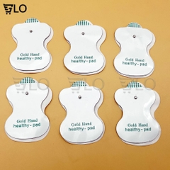 Combo 10 Miếng Dán Màu Trắng Điện Cực Dùng Cho Máy Massage Trị Liệu