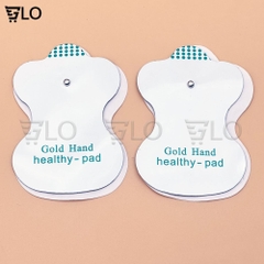 Combo 10 Miếng Dán Màu Trắng Điện Cực Dùng Cho Máy Massage Trị Liệu