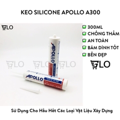Keo Silicone Apollo A300 Chống Thấm Dung Tích 300ml