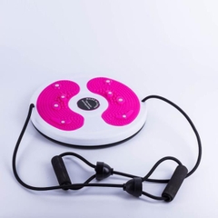 Đĩa Xoay Eo Hỗ Trợ Tập Thể Dục Kèm Dây Treo Có Tay Cầm 360 Độ
