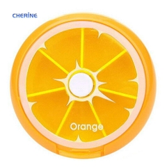 Hộp Chia Thuốc Thiết Kế Xoay Hình Trái Cây Xinh Xắn