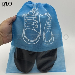 Túi Vải Đựng Giày Dép Dây Rút Chống Bụi Bẩn Du Lịch Tiện Lợi Size Lớn Với Họa Tiết Thiết Kế Đẹp Mắt