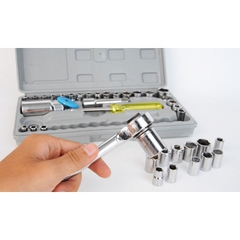 Bộ Đồ Nghề Sửa Xe Ô Tô Và Xe Máy 40 Món