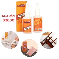 Keo Dán X2000 Siêu Dính Đa Năng Thái Lan Chính Hãng, Dán Gỗ, Giày Dép, Thủy Tinh, Nhựa, Gốm Sứ