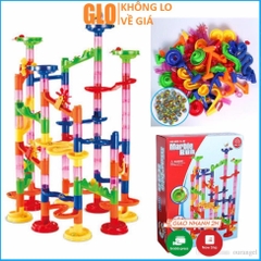 Đồ Chơi Lắp ráp mê cung 3 chiều, thả bi Marble run cho bé