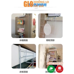 Bộ Kệ Gài Treo Tủ Lạnh Đa Năng