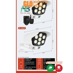 [Chống Trộm] Đèn Cảm Biến Chuyển Động Năng Lượng Mặt Trời Hình Camera 77 Đèn LED, Chống Nước Tuyệt Đối CL-877B 180W