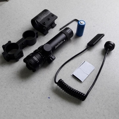 Đèn Laser Scope Gắn Ống Nhắm Chỉnh Tia Màu Đỏ Và Xanh Chiếu Xa 1km