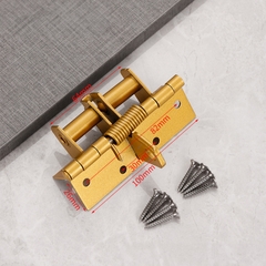 Bản Lề Cửa Lò Xo Tự Động Đóng 90 Độ, Kèm 8 Đinh Vít, Mở Cửa Giữ Yên Góc 90 Độ Thông Minh
