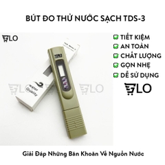 Bút Đo Thử Nước Sạch TDS-3, Đo TDS, Nhiệt Độ Hồ Cá Tép Thuỷ Sinh Hoặc Đo Dung Dịch Thuỷ Canh