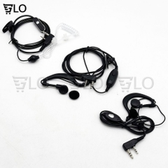 Tai Nghe Bộ Đàm Baofeng, Moto, Kenwood Loại 2 Đầu Jack 3.5li và 2.5li