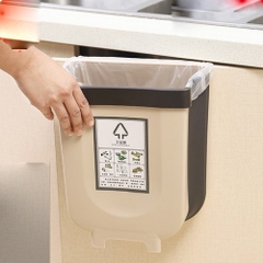 Thùng Rác Thông Minh Gấp Gọn Cao Cấp Để Nhà Bếp Nhỏ