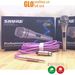 Micro Shure Ksm8 Có Dây Chống Hú
