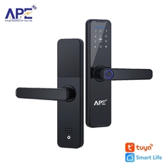 Bộ Khóa Cửa Vân Tay Thông Minh APE 601 Dùng App Tuya Wifi, Tặng Kèm Camera FB-LINK TY302