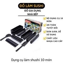 Bộ Dụng Cụ Làm Sushi Cơm Cuộn 10 Món, Dụng cụ làm bánh