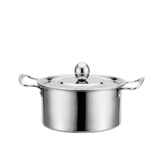 Combo 3 Nồi Inox 304 Có Nắp Và Tay Cầm Kích Thước 16-18-20cm GloShop