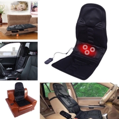 Nệm HANLN Massage Toàn Thân Đập Tan Mệt Mỏi Sau Giờ Làm Việc Căng Thẳng Stress Tặng Kèm Nguồn 12v Xe Hơi