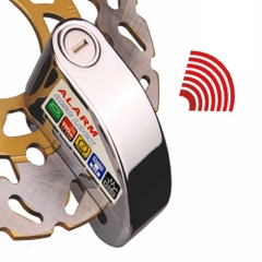 Khóa Đĩa Xe Máy Chống Trộm Có Còi Báo Động Âm Thanh Lớn Alarm Kinbar Chính Hãng