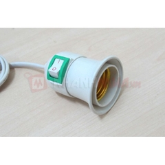 Đuôi Đèn E27 Dài 2m Có Công Tắc, Phích Cắm